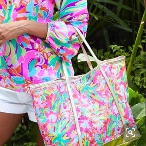 Lilly Pulitzer Colorful Tote Bag